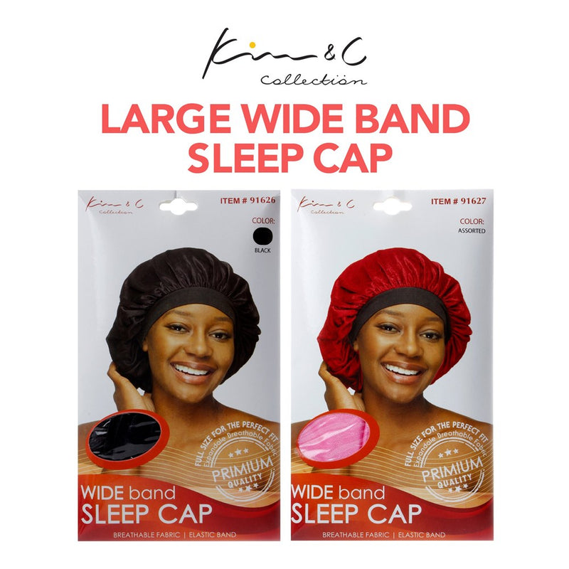 KIM & C Large Wide Band Sleep Cap
