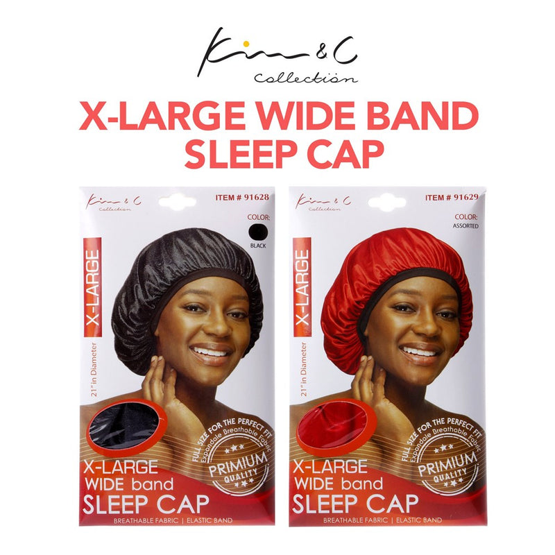 KIM & C X-Large Wide Band Sleep Cap