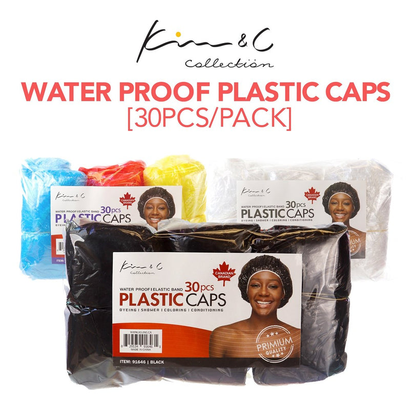 KIM & C Water Proof Plastic Caps [30pcs/pack]