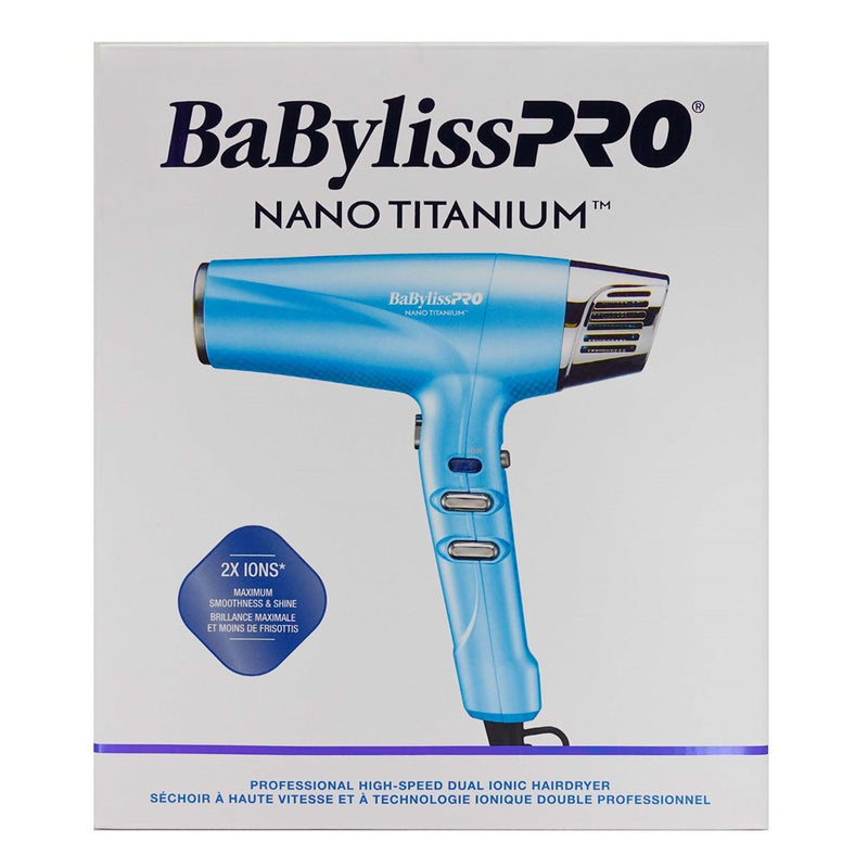 BABYLISS PRO Nano Titanium High Speed Dual Ionic Hair Dryer