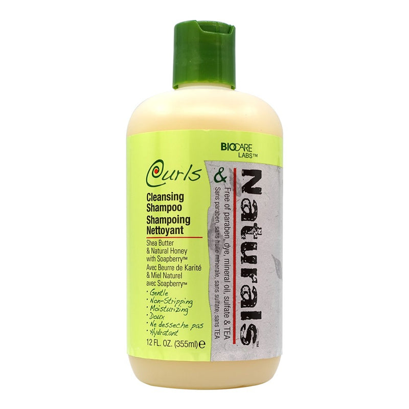 BIOCARE LABS Curls & Naturals Cleansing Shampoo (12oz)