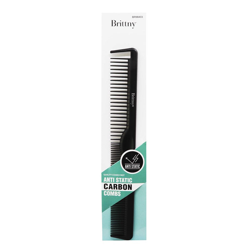 BRITTNY Anti Static Carbon Style Cutting Comb