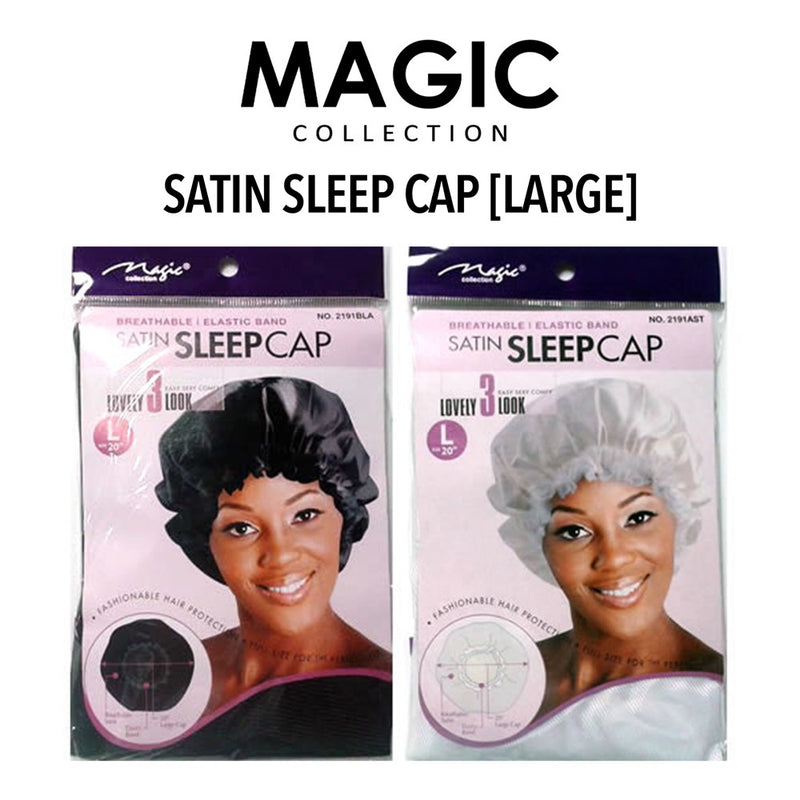 MAGIC COLLECTION Satin Sleep Cap [Large]