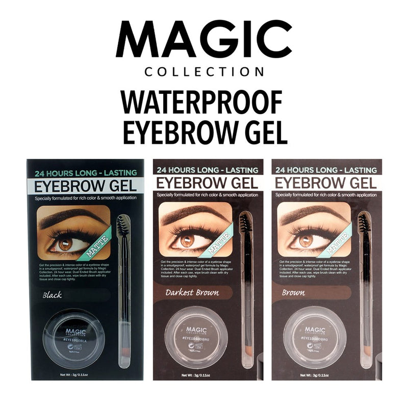 MAGIC COLLECTION Waterproof Eyebrow Gel (0.11oz)