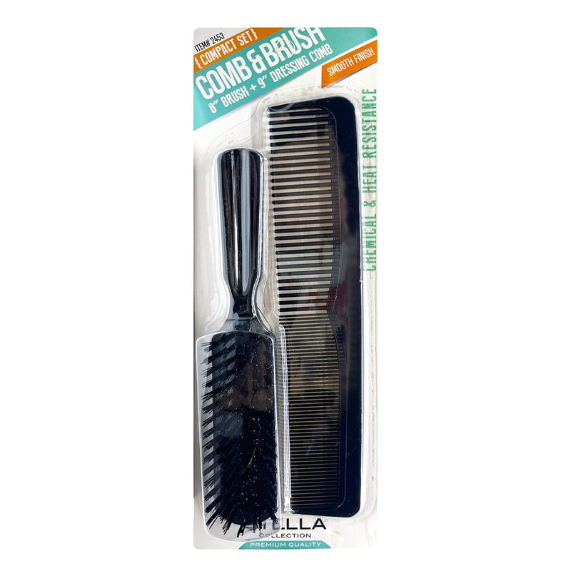 MAGIC COLLECTION 9inch Comb & 8inch Brush Combo