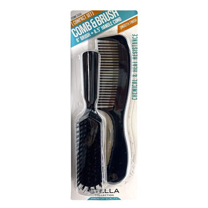 MAGIC COLLECTION Handle Comb & 8inch Brush Combo