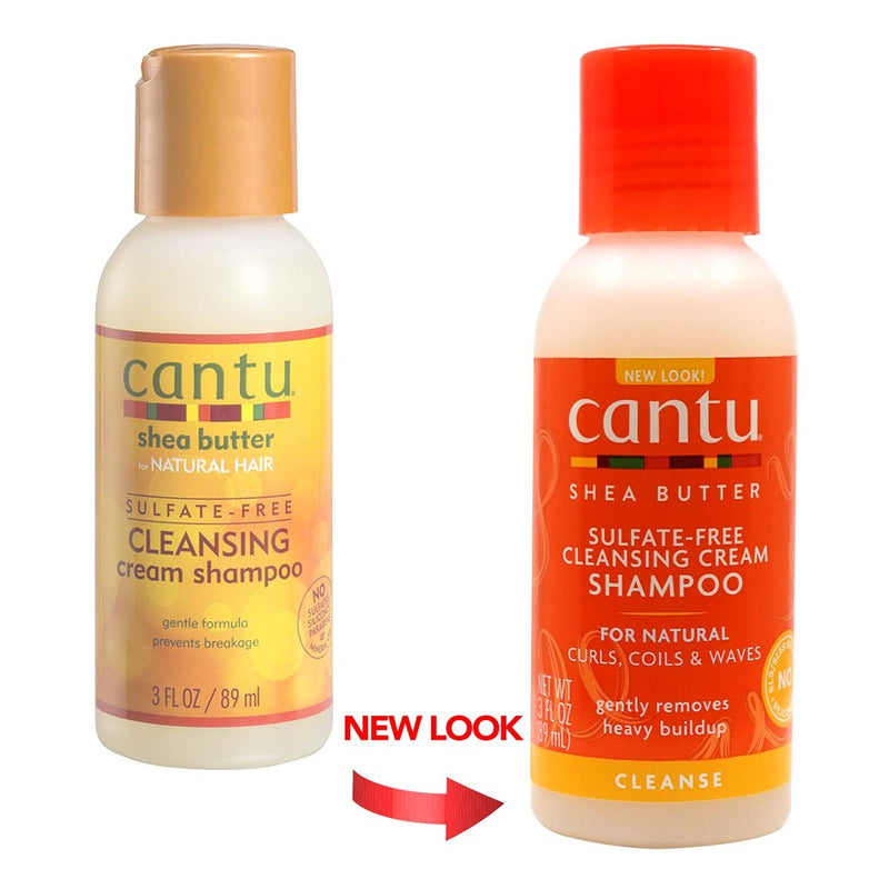 CANTU Natural Hair Sulfate Free Cleansing Cream Shampoo (3oz)