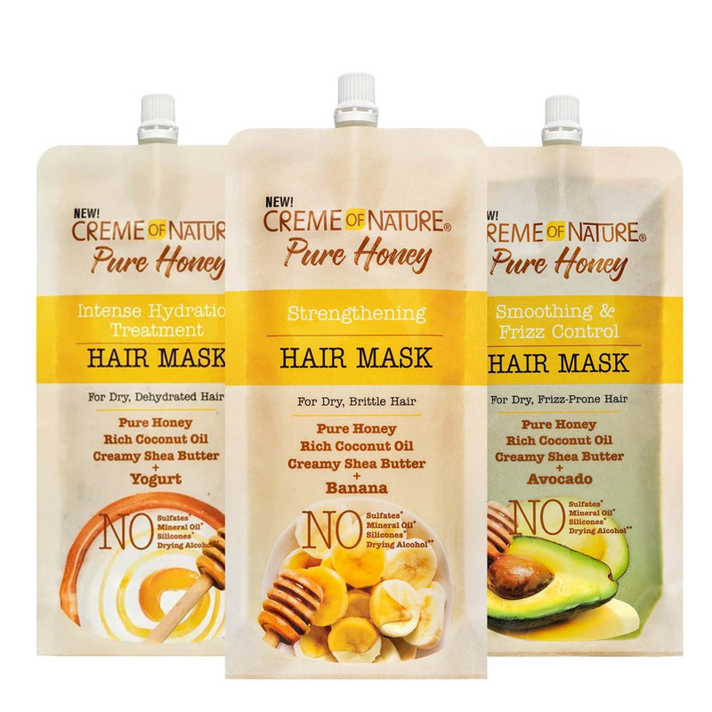 CREME OF NATURE Pure Honey Hair Mask Pouch (3.4oz)