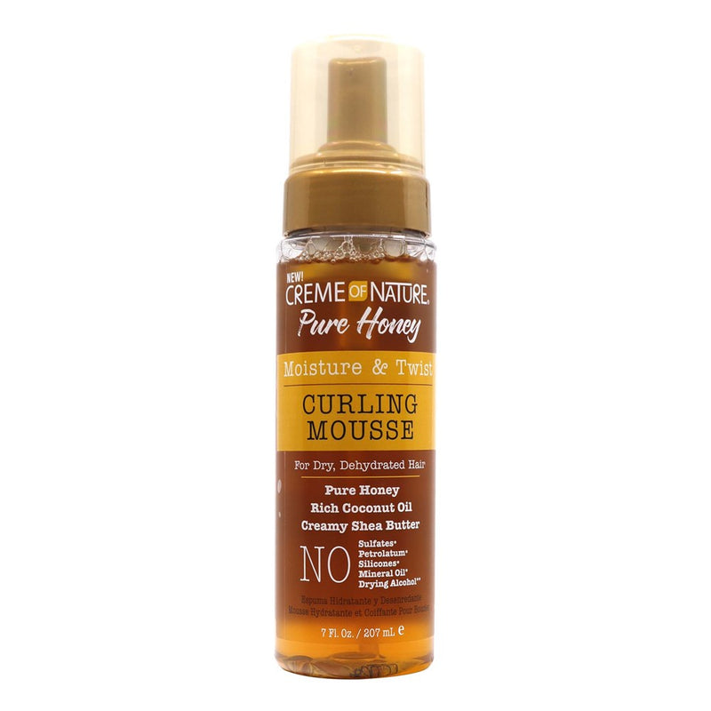 CREME OF NATURE Pure Honey Moisture & Twist Curling Mousse (7oz)