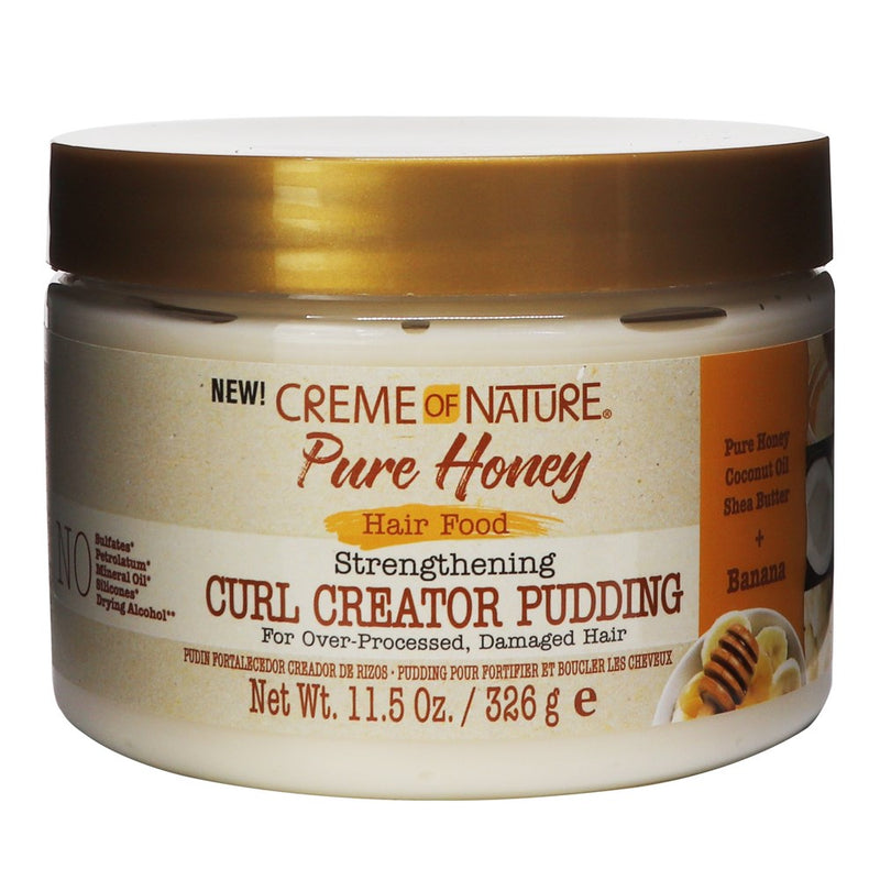 CREME OF NATURE Pure Honey Hair Food Curl Creator Pudding (11.5oz)