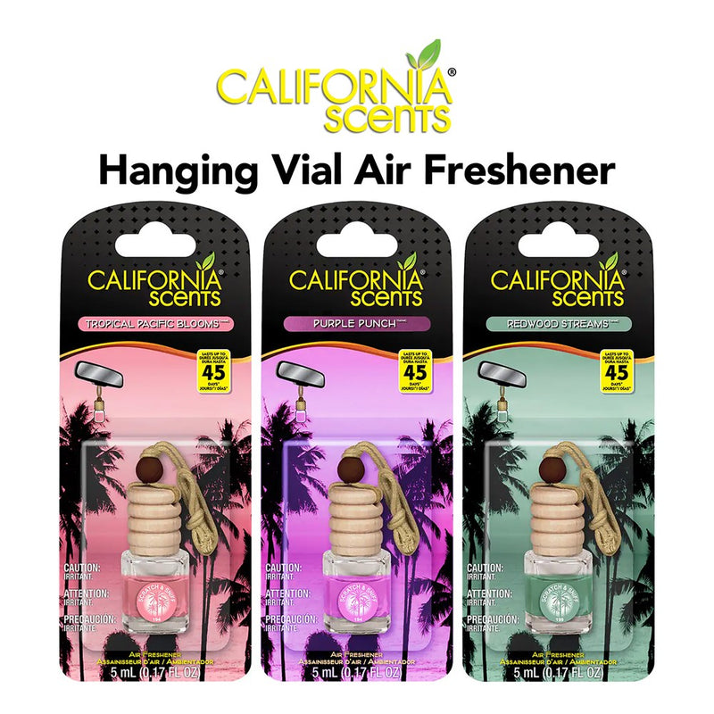 California Scents CHV1991AME CS Hanging Vial Redwood streams
