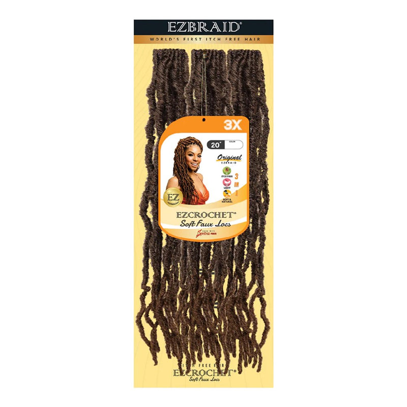 EZCROCHET 3X Soft Faux Locs Braid (20inch)