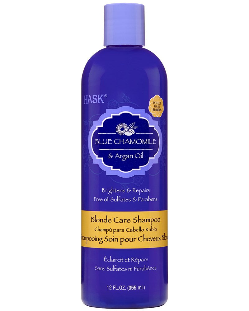 HASK Blue Chamomile & Argan Oil Blonde Care Shampoo (12oz)