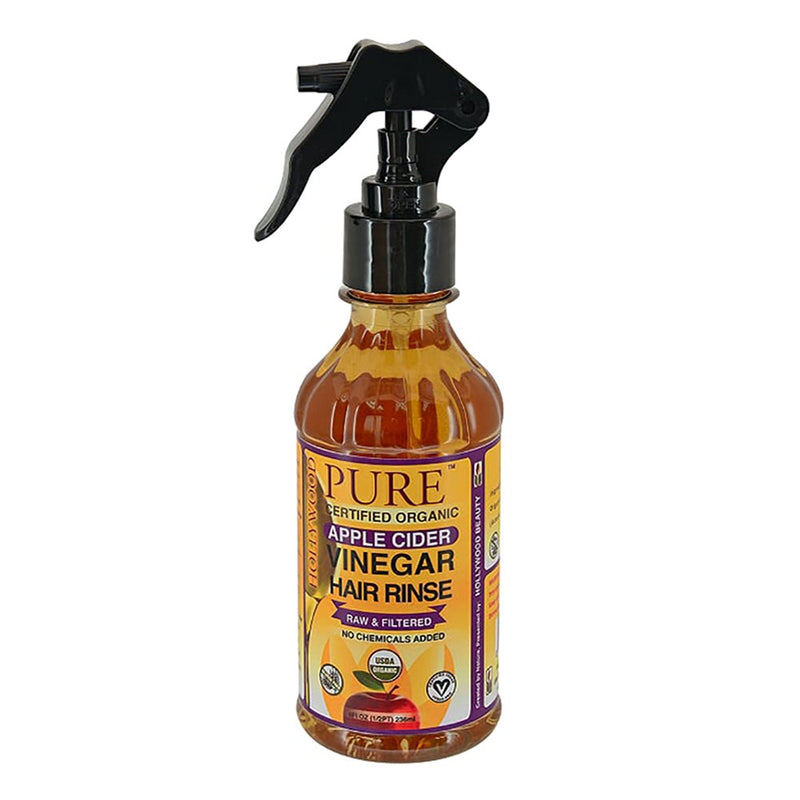 HOLLYWOOD BEAUTY Pure Certified Organic Apple Cider Vinegar Hair Rinse