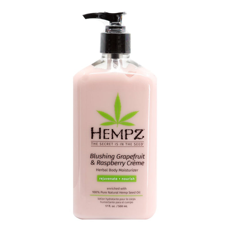 HEMPZ Blushing Grapefruit & Raspberry Creme Herbal Body Moisturizer (17oz)