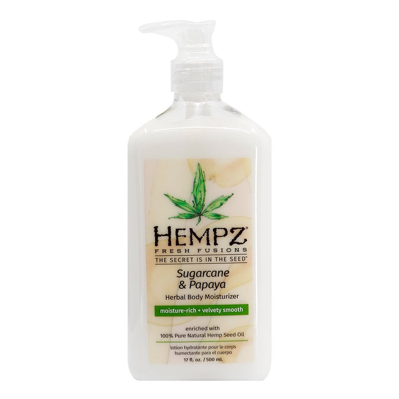 HEMPZ Sugarcane & Papaya Herbal Body Moisturizer (17oz)