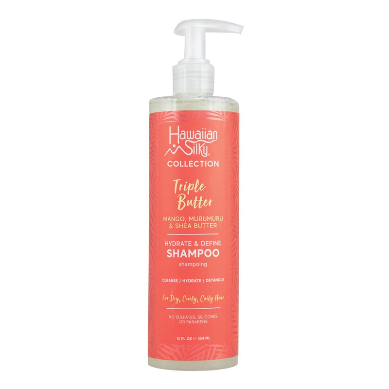 HAWAIIAN SILKY Triple Butter Hydrate & Define Shampoo(12oz)