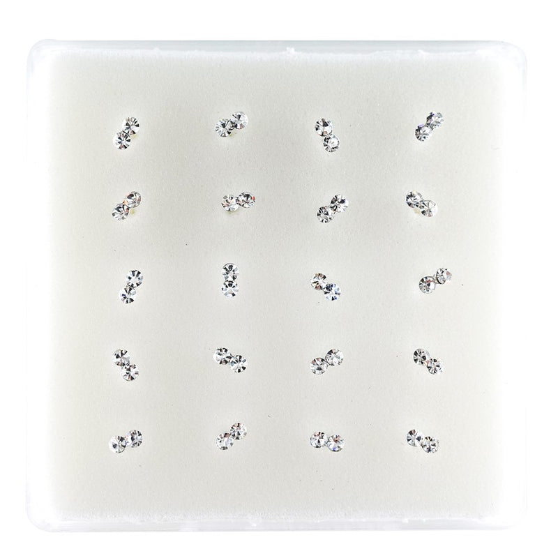 INTERVISION 925 Stering Silver Nose Stud w/tip NP19009-12 (20pcs)