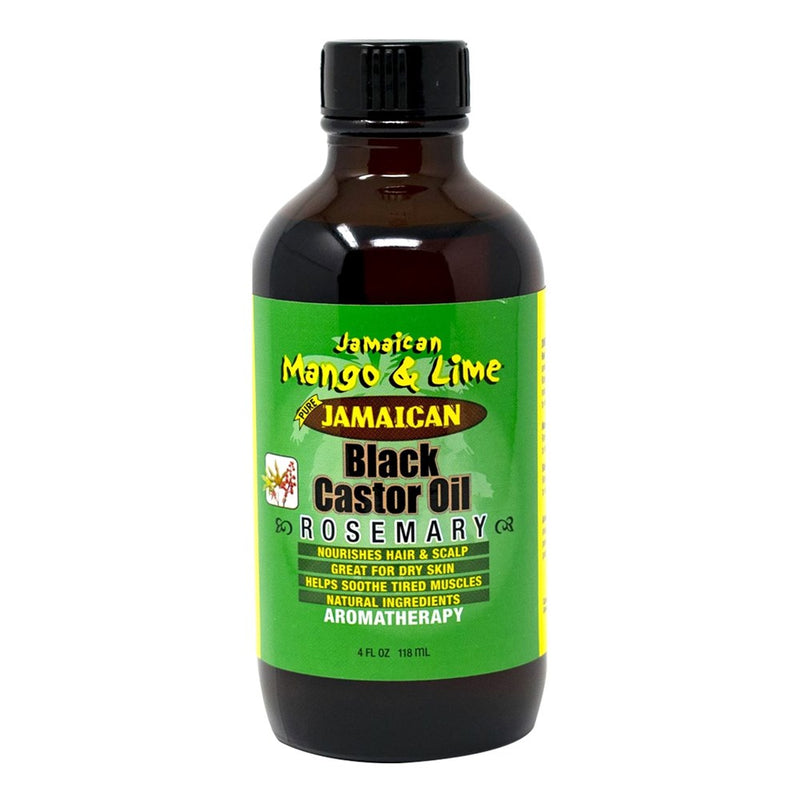 JAMAICAN MANGO & LIME Black Castor Oil [Rosemary] (4oz)