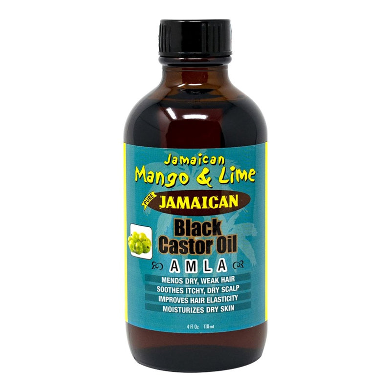 JAMAICAN MANGO & LIME Black Castor Oil [Amla] (4oz)