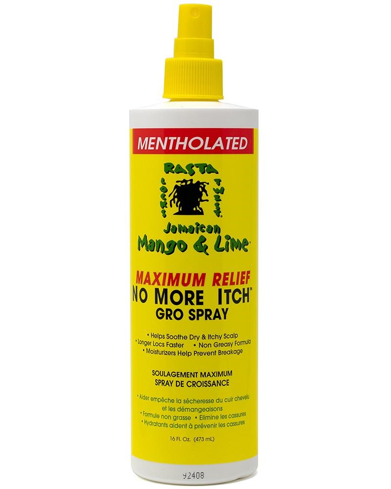 JAMAICAN MANGO & LIME Mentholated No More Itch Gro Spray (16oz)