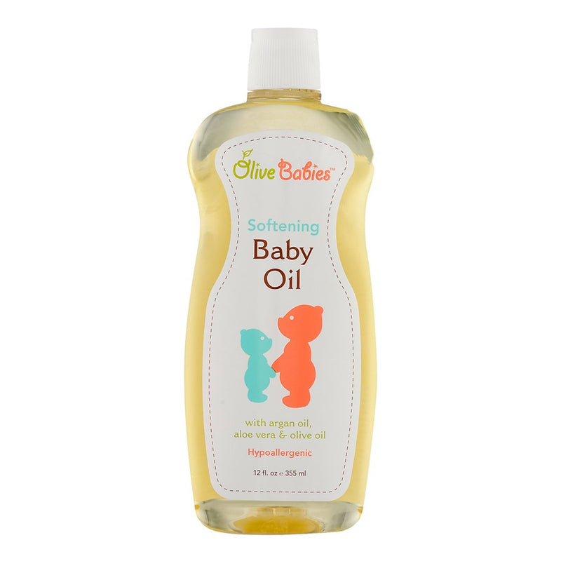 OLIVE BABIES Softening Baby Oil (12oz)