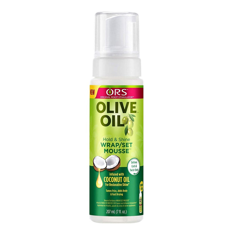 ORS Olive Oil Hold & Shine Wrap Set Mousse (7oz)
