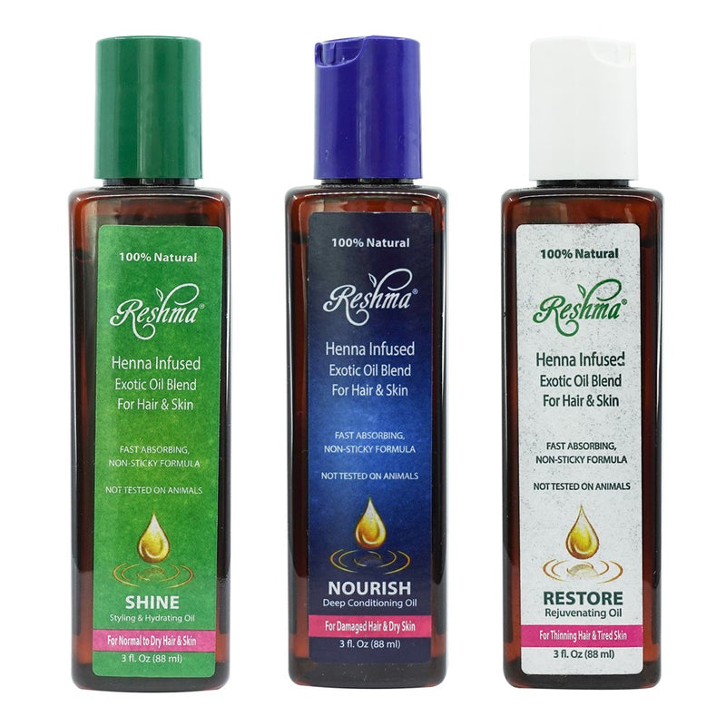 RESHMA Henna Oil for Hair & Skin (3oz)