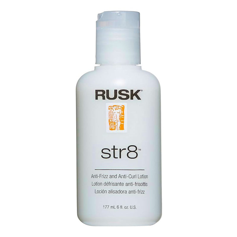 RUSK Str8 Anti-Frizz and Anti-Curl Lotion (6oz)