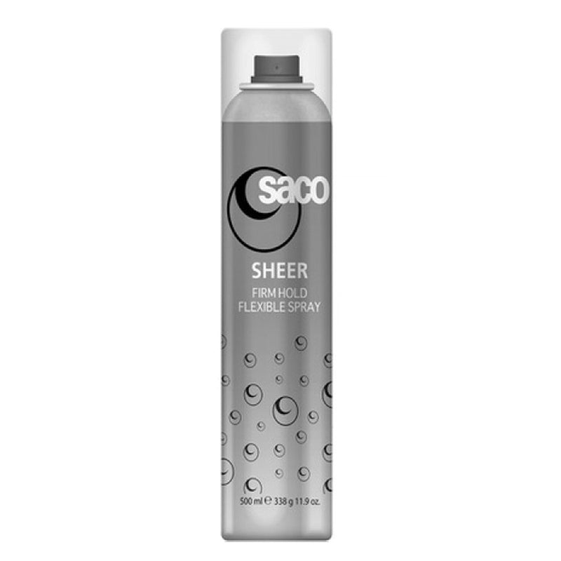 SACO Sheer Firm Hold Flexible Spray (500ml) Discontinued