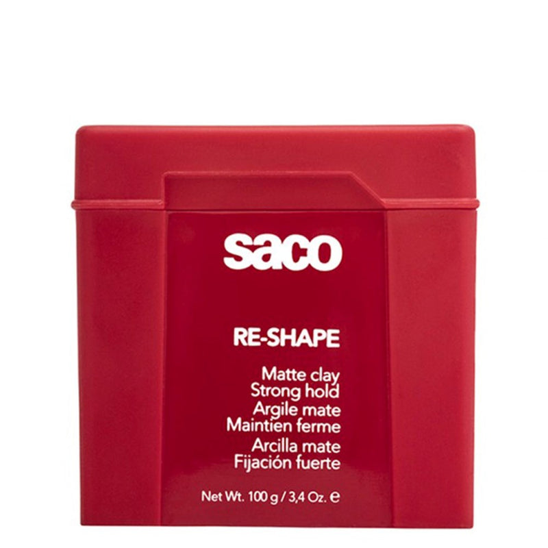 SACO Re-Shape Matte Clay [Strong Hold] (4oz)