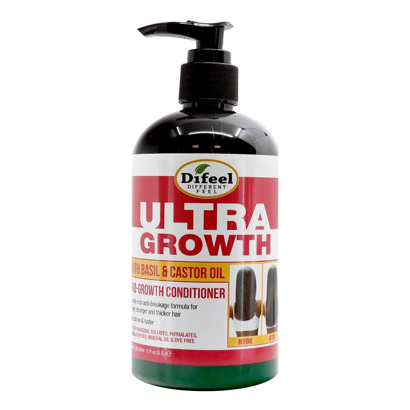 SUNFLOWER Difeel Ultra Growth Basil & Castor Oil Pro-Growth Conditioner (12oz)