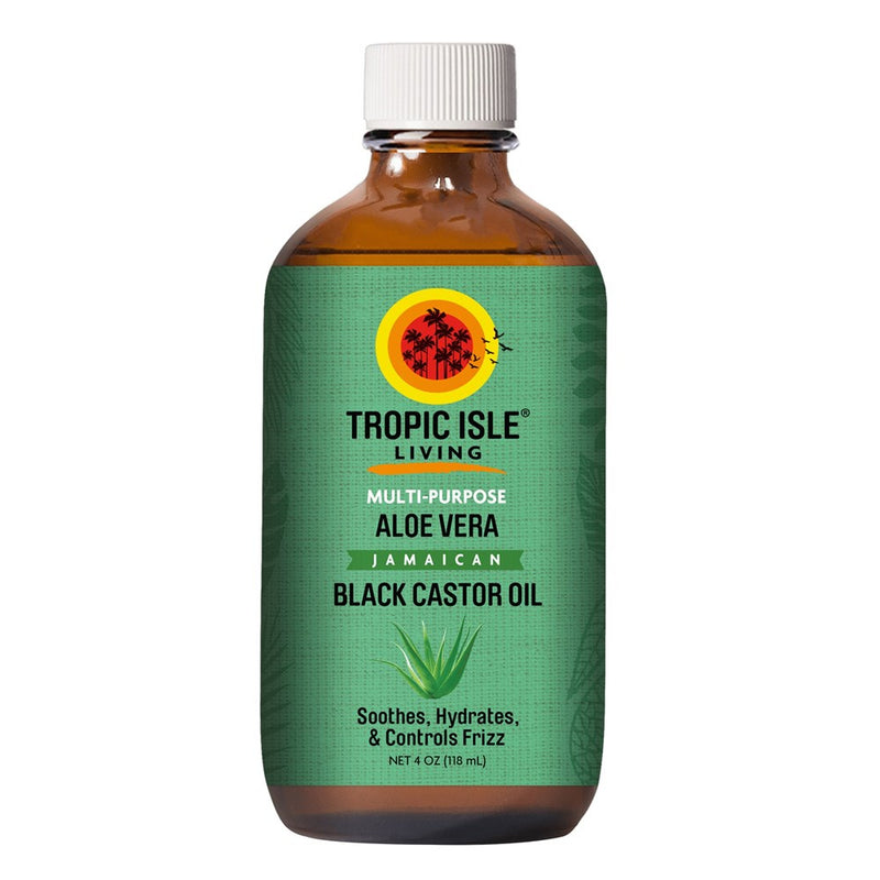 TROPIC ISLE LIVING Jamaican Black Castor Oil [Aloe Vera] (4oz) (Discontinued)