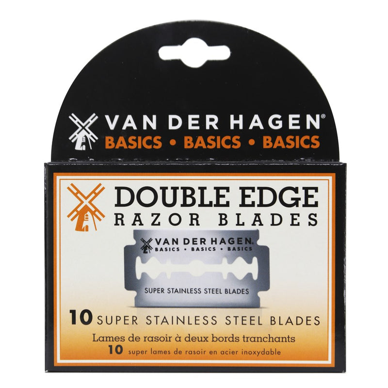 VAN DER HAGEN  Stainless Steel Razor Blades (10 Blades)