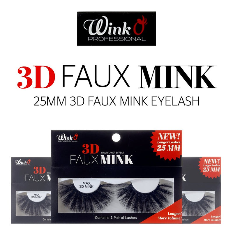 WINK O 25mm 3D Faux Mink Eyelash