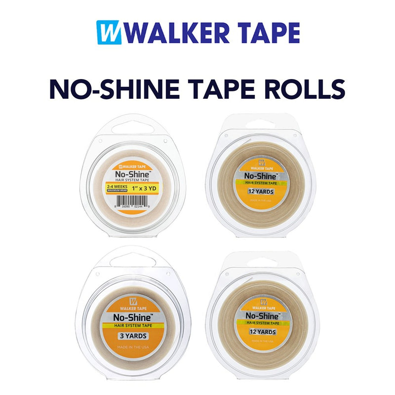 Walker Tape No-Shine Tape Rolls 1/2 x 3 Yard